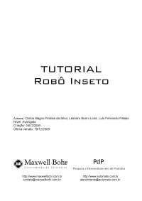Construção de um Robô Inseto: Montagem do Servo-Motor e Transferência de Movimento
