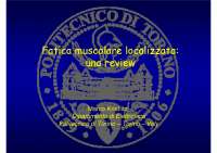 Fatica muscolare localizzata