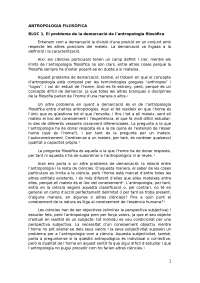 Antropologia filosòfica I F. Pereña (2008-2009)