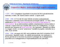 Evoluzione della normativa nei dispositivi medici