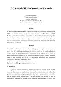O programa BERP - da concepcao aos dias atuais - O BERP (British ...