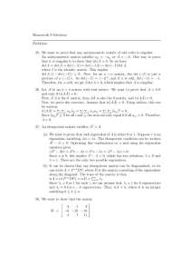 Homework 9 Solutions - Methods of Theoretical Physics | PHY 810