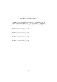 Measure Theory - Practice Problem Set 1 | MATH 563