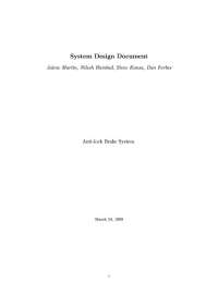 System Design Document - Senior Design | ECE 480
