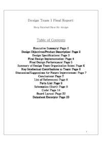 Beep Baseball Base Re-design: Final Report - Prof. Erik Goodman