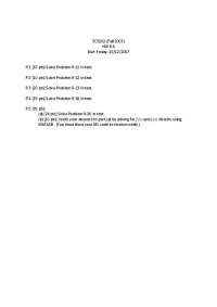 ECE202 Fall 2007 Homework Assignment 6