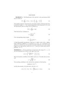 Midterm Problems Solutions - Analytic Geometry and Calculus I | PHY 851