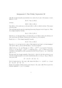 Questions on Introduction to Topology - Assignment 1 | MATH 431