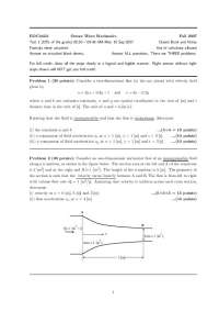 Test 1 Problems - Ocean Wave Mechanics | EOC 4422
