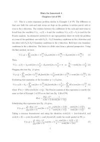 Electricity and Magnetism I - Solved Homework 5 | PHY 481 - Docsity