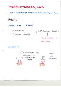 Thermodynamics - Handwritten Class Notes | PHY 215