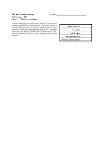 Machine Design Quiz 12: Clearance, Power Loss, Side Flow, Oil Temp. Rise - Prof. Donald Wa