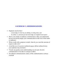 Effective Technical Communications: Writing Reports for Engineers - Prof. Erik Goodman