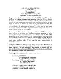 Assignments for Digital Systems Design (Computer science) Free Online ...