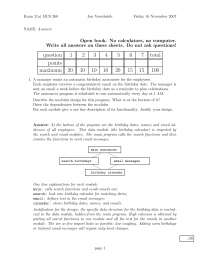 7 Questions with Answer of Introduction to Computer Science -Exam 2 ...
