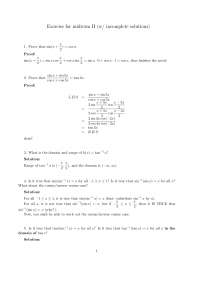 10 Solved Problems on Quadrant Series - Midterm Exam | MATH 112 - Docsity