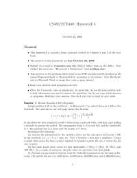 Homework 4 Questions - Introduction to Computer Networks | CS 485 - Docsity