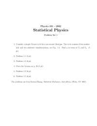6 Practice Problems on Statistical Physics - Problem Set 1 | PHY 831 ...