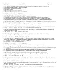 Homework 13 Practice Problems on Introductory Physics I | PHY 231 - Docsity
