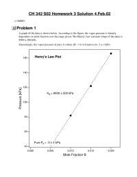Homework 3 Resolution - Physical Chemistry II | CH 342 - Docsity