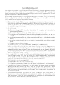 MAT 2270 Problem Set 3: Geometry Exercises with Sketchpad