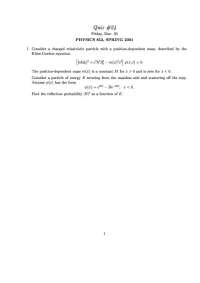 Quiz 24 with Unsolved Problems - Quantum Mechanics I | PHY 851