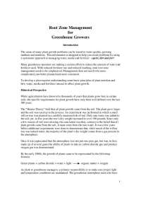 Understanding Nutrient Management in Greenhouse Growing: Intensity, Capacity, Availability