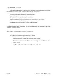 Lecture Notes on Air Circulation | HRT 221