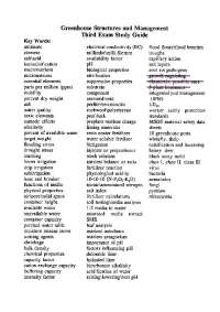 Third Exam Study Guide - Greenhouse Structures and Management | HRT 221