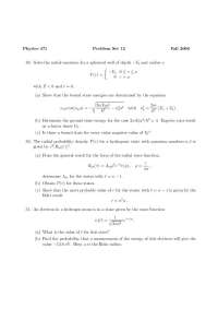 Problem Set 12 for Quantum Physics I | PHY 471