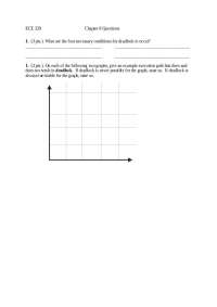ECE 329: Chapter 8 Questions - Deadlock Concepts - Prof. Stanley T. Birchfield