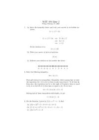 5 Practice Problems on Intermediate Algebra - Quiz 2 | MAT 104