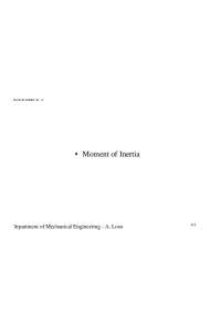 First Moments and Centroids of Areas in Mechanics of Deformable Solids