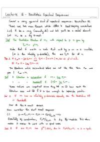 Notes on Bockstein Spectral Sequence - Topics in Algebraic Topology | MATH 8850