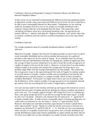 Confidence Intervals and Hypothesis Testing for Population Means and ...