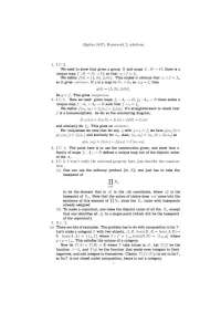Assignment 2 with Solution for Abstract Algebra | MATH 647