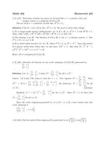 Solved Questions on Introduction Abstract Algebra I - Assignment 3 | MATH 444
