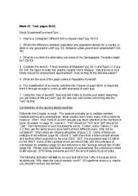 Study Questions on Introduction to Economic Geography - Sample Quiz | GEO 113