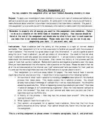 Portfolio Assignment 1 - Principles of Biology I | BIOL 1110 - Docsity