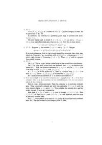 Algebra Homework 1 Solutions: Proving Identity Maps and Isomorphisms in Category Theory