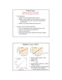 Hubble's Law, The Cosmic Distance Ladder - Lecture Slides | ISP 205 ...