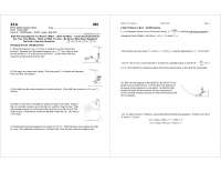 Sample Exam 2 - University Physics I | PHYS 2050 - Docsity