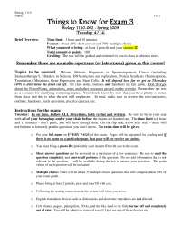Exam 3 - Principles of Biology I | BIOL 1110 - Docsity