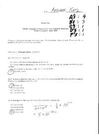 Practice Exam 1 with Answers Key - Fall 2008 | CS 130