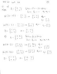 Practice Questions with Solutions - Applied Linear Algebra | MATH 310 ...