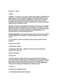 Quiz 7 with Answer Key for Microbiology | BIOL 0004