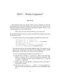 Assignment 7 Questions with Solutions - Programming Languages | CS 4610 ...