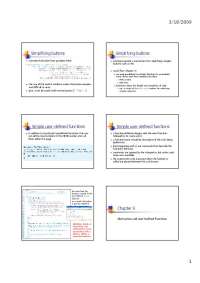 Simplifying Buttons through User-Defined Functions and Abstraction - Prof. Linda P. Duhadw