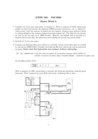 Practice Homework 5 - Computer Organization | ENEE 350