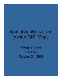 Lecture Slides on Spatial Analysis Using Vector GIS: Maps | PLAN 5120 ...